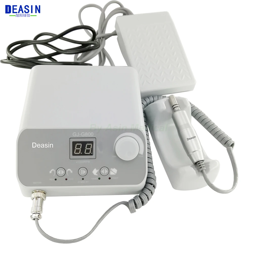 

50,000 RPM Non-Carbon Brushless Aluminium Shell Dental Micromotor Polishing Unit with lab handpiece dental micro motor