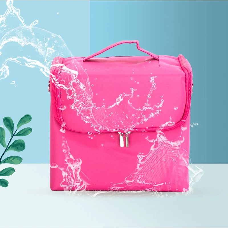 Makeup bag for organizing cosmetics, nail supplies, beauty products, and makeup tools – a multi-functional storage solution
