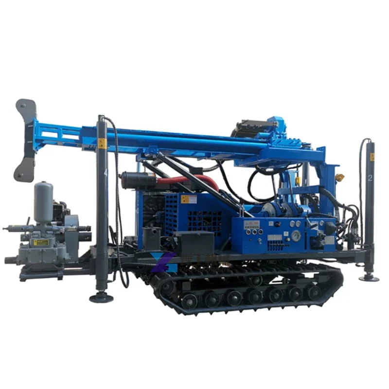 500m Crawler Hydraulic Depth Diamond Rotary Core drilling rig SPT Test Geotechnical Core Soil Drilling Rig Machine Price