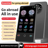 F1 Portable Audio Translator 142 Language Translating Offline In Real Time Smart AI Voice Photo Intelligent Translation Device