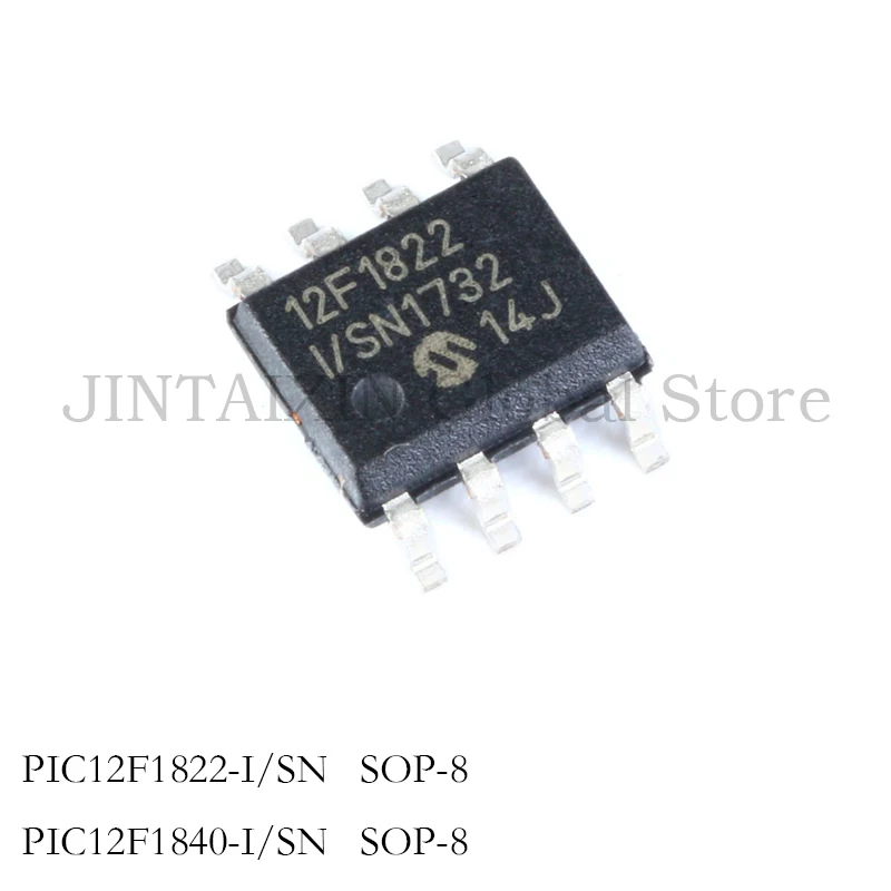 2-10Pcs 100% New PIC12F1822-I/SN PIC12F1822 12F1822 PIC12F1840-I/SN PIC12F1840 12F1840 PIC12F SOIC-8 SOP8 Brand Original chip IC