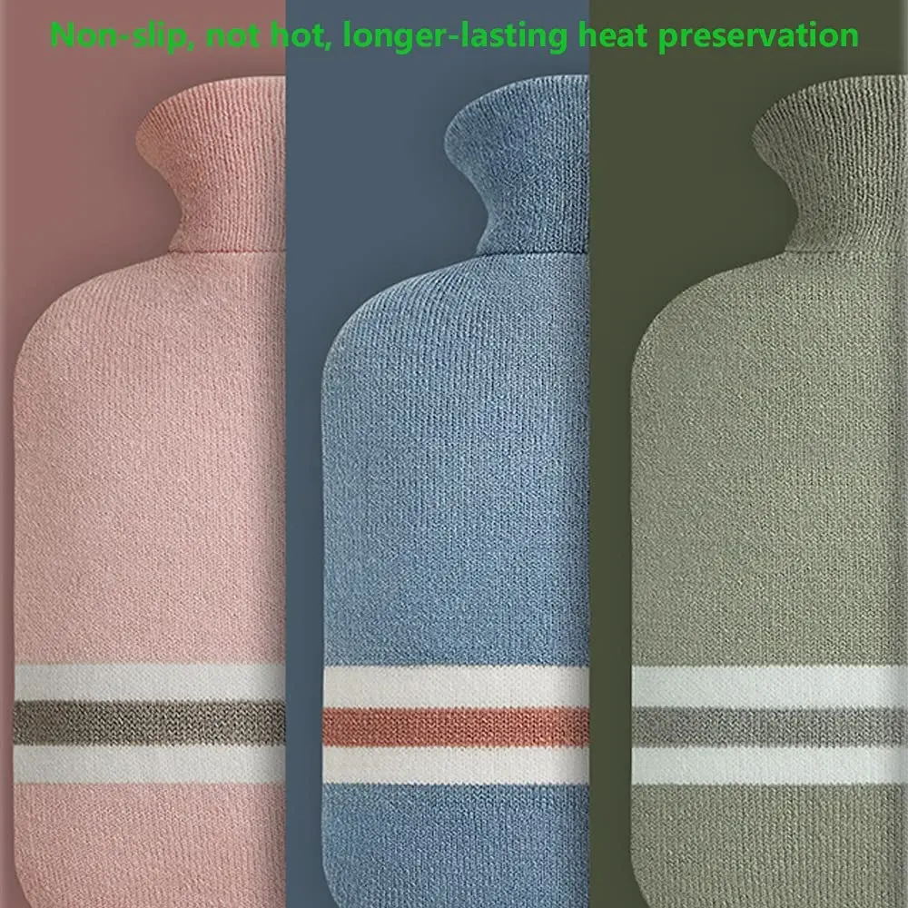 

Симпатичная грелка 1/2л, теплая живот, руки и ноги, безопасная и прочная, хорошая теплоизоляция, мягкий меховой чехол на зиму