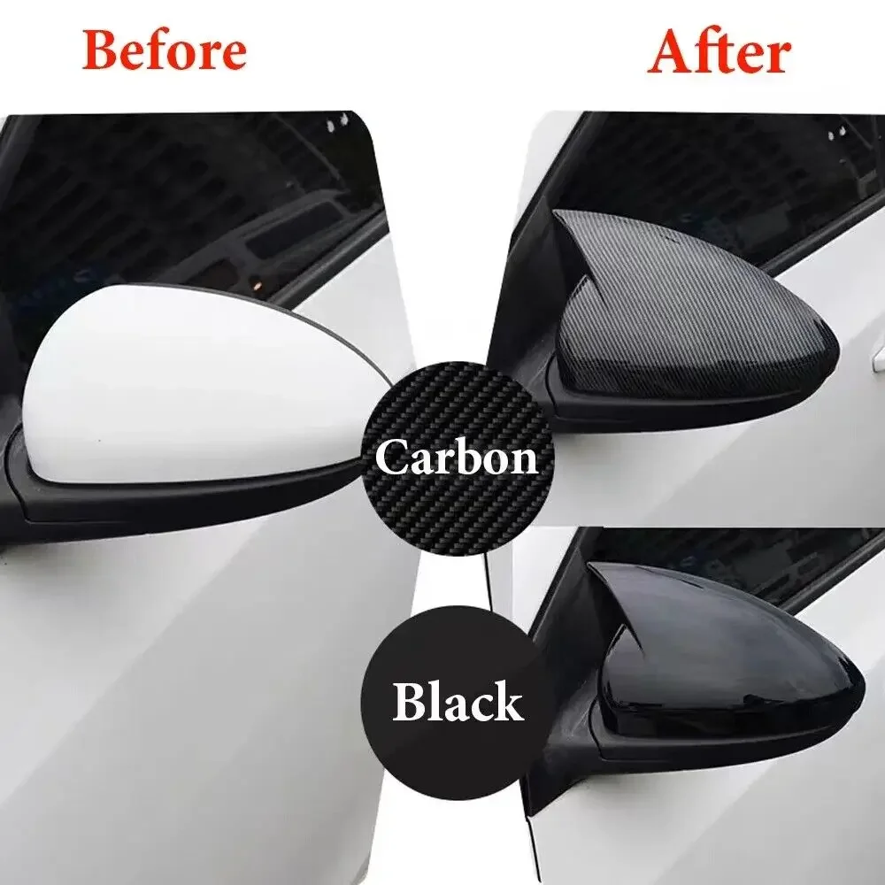 For Chevrolet Cruze 2009 2010 2011 2012-2014 ABS Car Rearview Side Mirror Cover Wing Cap Exterior Door Trim Adhesive Sticker - view 3