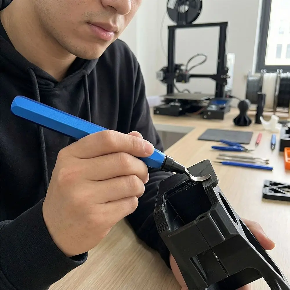 Multi-Purpose Metal Burr Cutter Sturdy Ergonomics Deburring Tool 360° Wear-resistant Edge Cutter Pipe Deburring