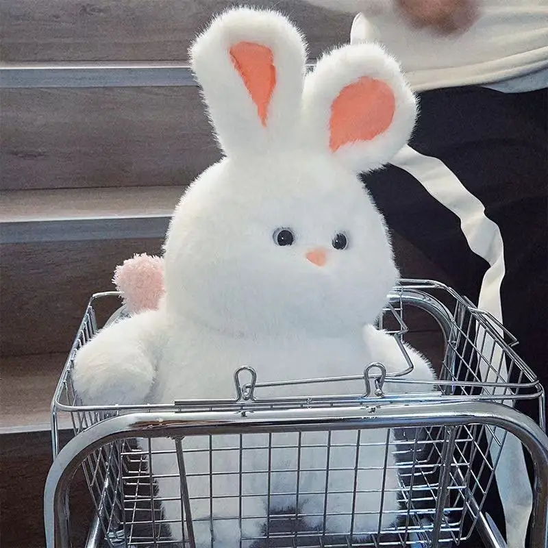 35 センチメートルテディベアバニーバックパックシミュレーションぬいぐるみ置物人形漫画アニメかわいい枕クッション家の装飾チー