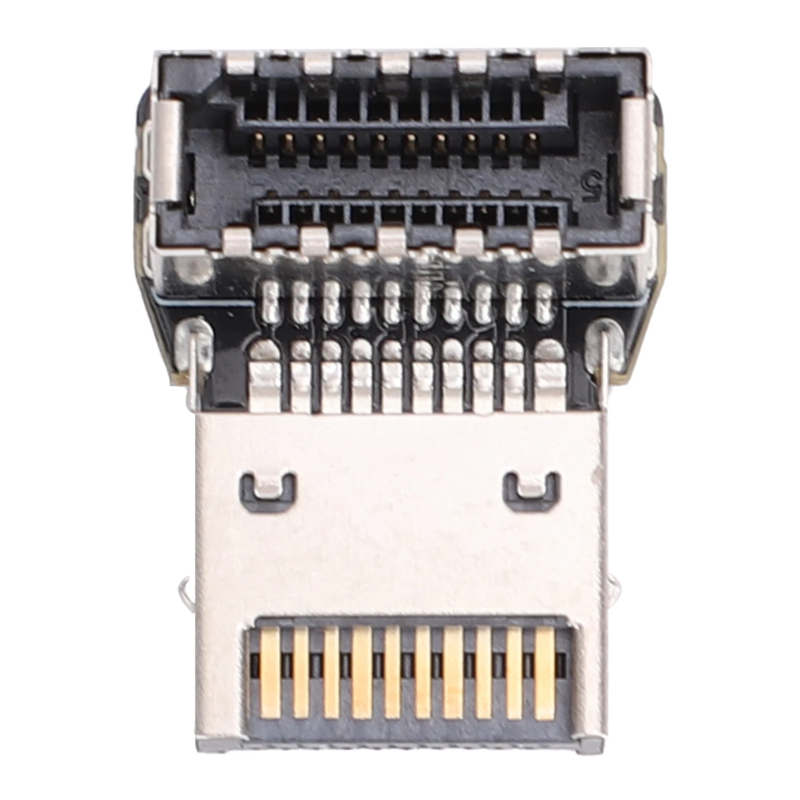 Computer Motherboard Type E Header Adapter Compact USB3.1 10G Type E 90 Degree Steering Elbow
