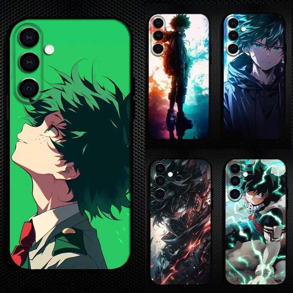 

My Hero Art Phone Case For Samsung Galaxy A73,A72,A71,A70,A53,A52,A51,Others Soft Black Cover