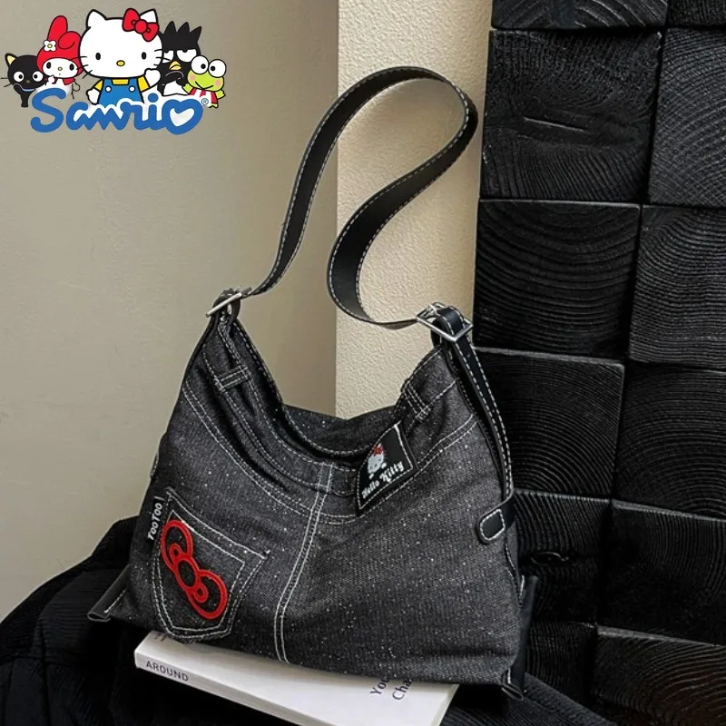 

Hello Kitty New Women's Shoulder Bag Cartoon Casual Women's Handbag Large Capacity High Quality Fashion Trend Tote Bag