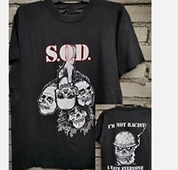 1990_s S.O.D Stormtroopers of Death Pushead Shirt Unisex Double Sides AC1155