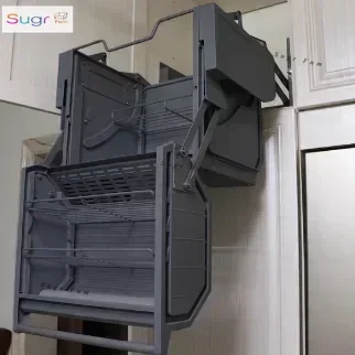 

Double Pull Down Basket Kitchen Cabinet Accessories Pantry Organizer Magic Collector 600 Cabinet