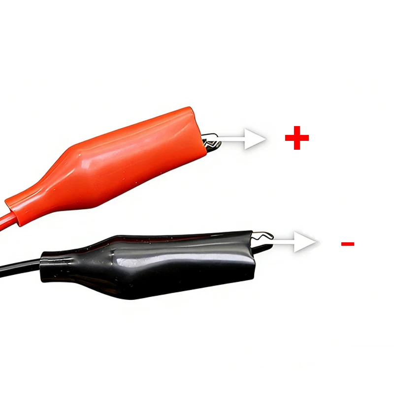 1Pcs USB Female Connector to Alligator Test Clips Clamp to USB Male Connector Power Supply Adapter Wire 35cm Cable