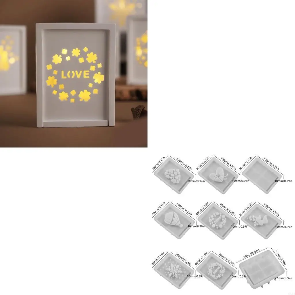 

Прямоугольная форма, силиконовая коробка для хранения, набор форм, органайзер, силиконовая текстура