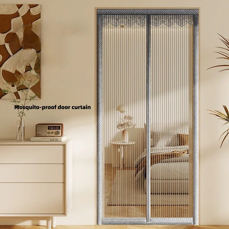 fully-magnetic-stripe-insect-prevention-screen-door-summer-diamond-mesh-curtain-no-hole-mounting-partition-shade-width-80-150cm