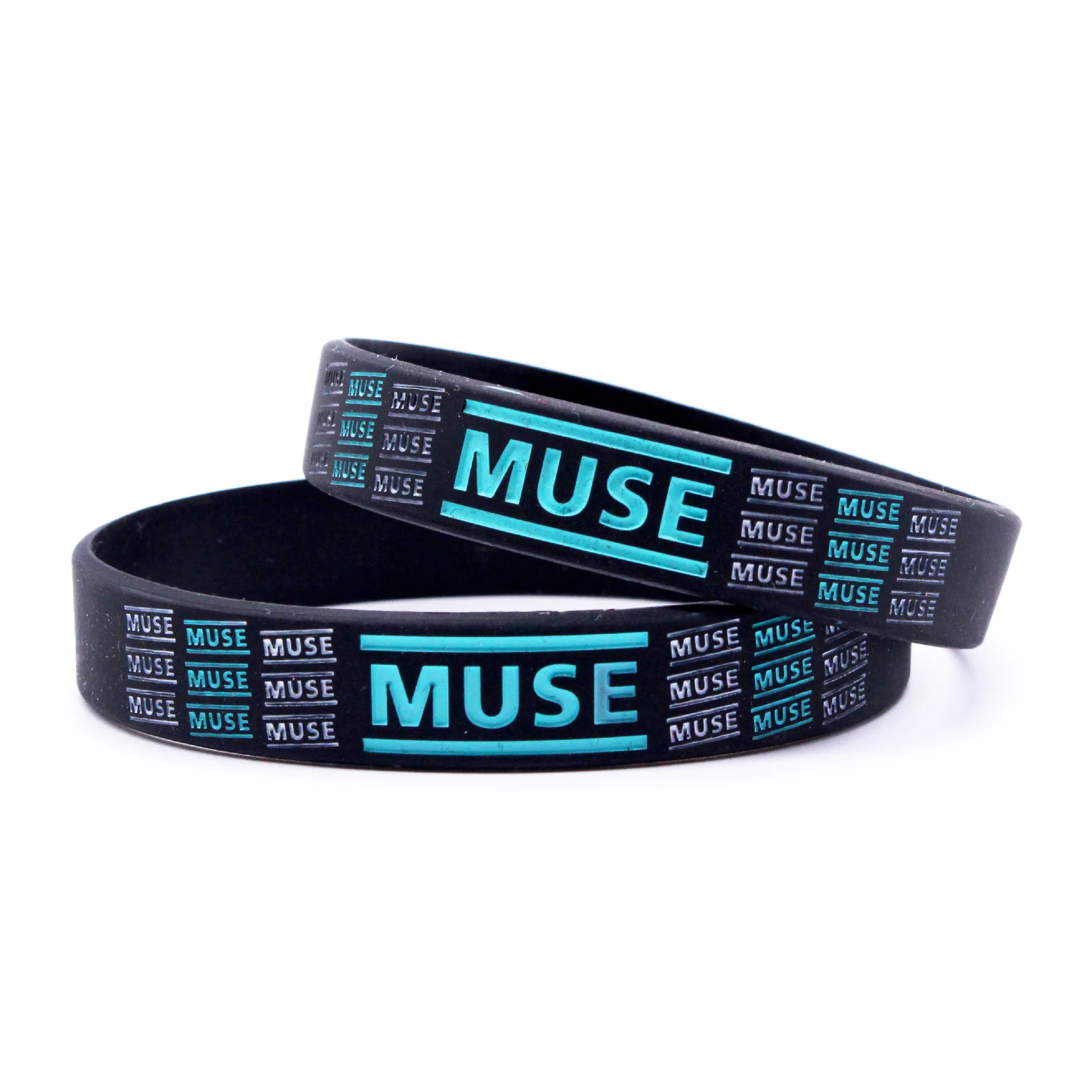 1PC Rock Music Band Wide letters Silicone Bracelets&Bangles Death Metal Rock Music Silicone Wristband Fans Gifts SH117