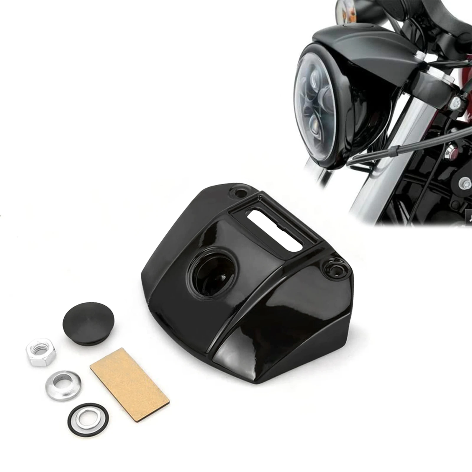 Cover for Harley Sportster Headlight Visor Mount Bracket Cover XL883 XL1200 Sportster XL 883 1200 Nights Motorcycle