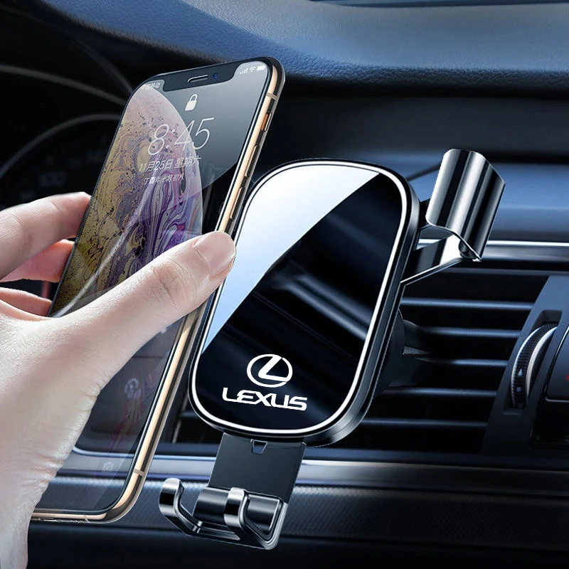 

Car Sticker Car Vent GPS Holder Gravity Sensing Auto Grip Phone Holders For Lexus RX300 IS200 IS250 ES350 Ct200h UX250h NX300h R