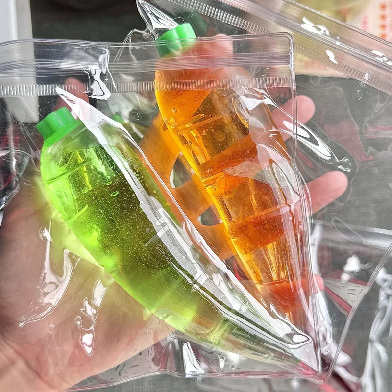 

Taba Squshy Crystal Maltose Carrot Slow Rebound Colorful Radish Restlessness Squeeze Stress Relief Toy Adults Kids Festival Gift