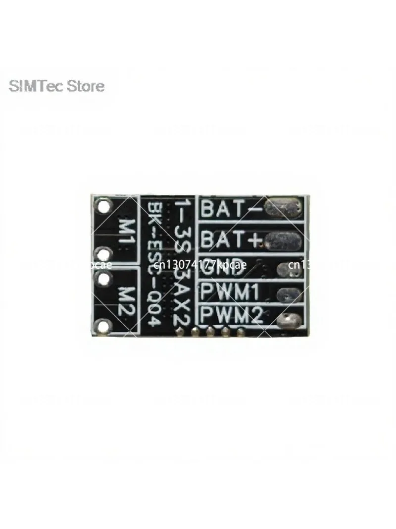 4PCS 1-3S 2-way Brushed ESC 3A/5A Drive Current Bidirectional Electronic Speed Controller for RC Tank Mini Tracked Vehicle Parts