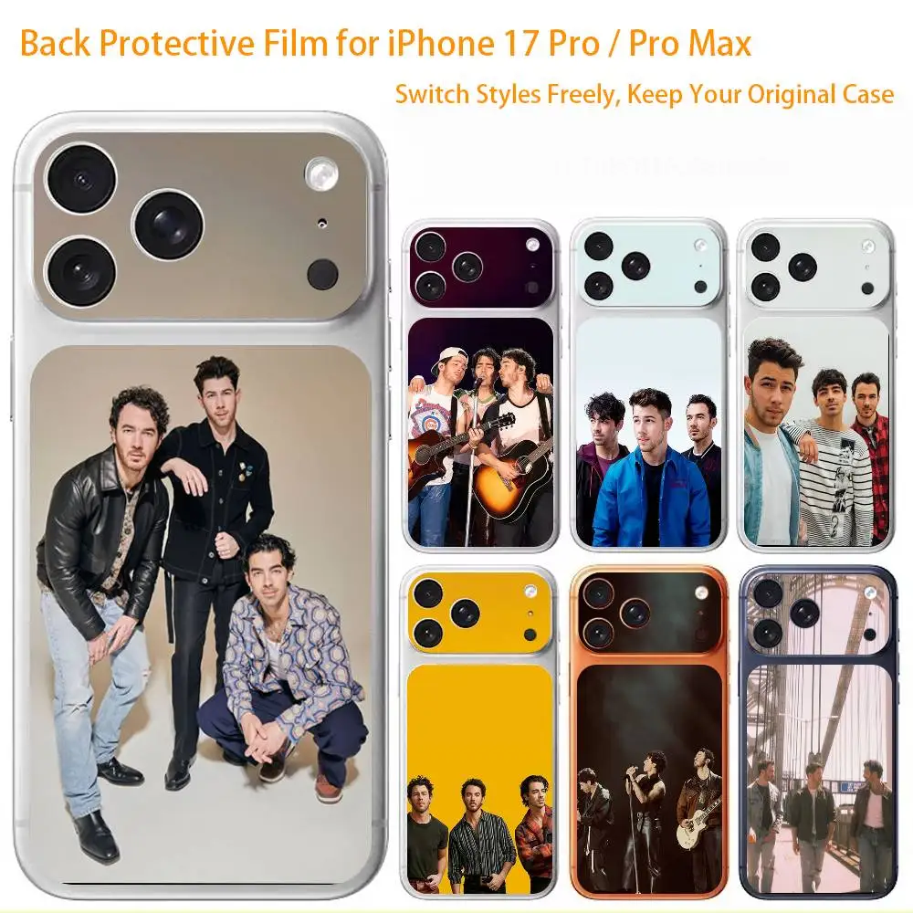 

3D-наклейка на весь корпус J-Jonas B-Brothers для iPhone 17/Pro/Pro Max, цветная защитная наклейка на заднюю панель