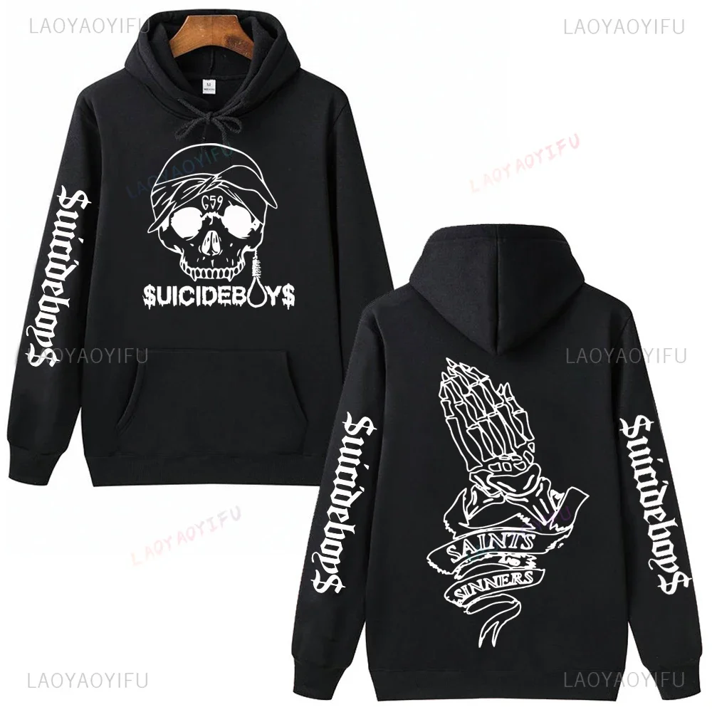 

2024 Suicideboys Skeleton Printing Hoodie Fashion Man Woman Harajuku Pullover Tops Sweatshirt Spring Autumn Pullovers