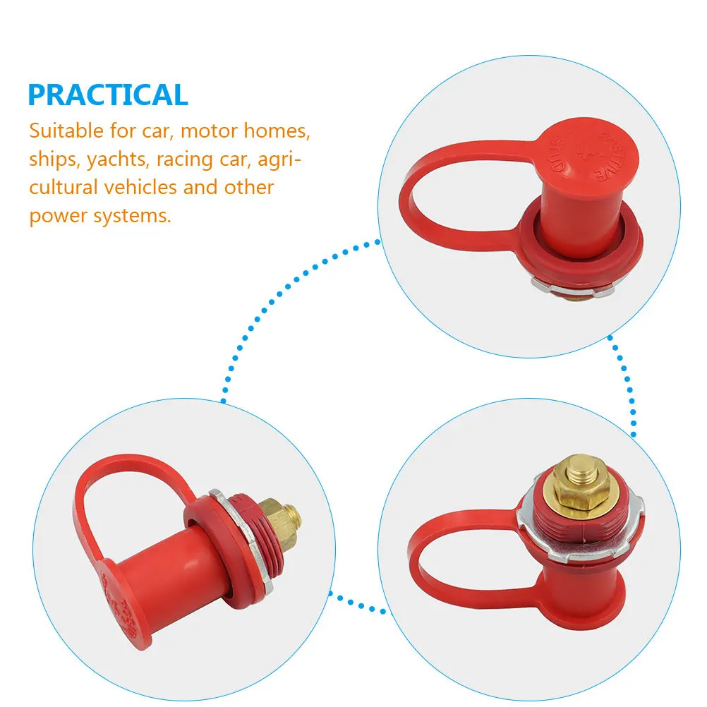 

Клемма-перемычка Post 250A 20 мм, цинковый сплав, латунь, устойчивая к коррозии, для автомобилей, лодок, грузовиков, фургонов, UTV, ATV, морского транспорта