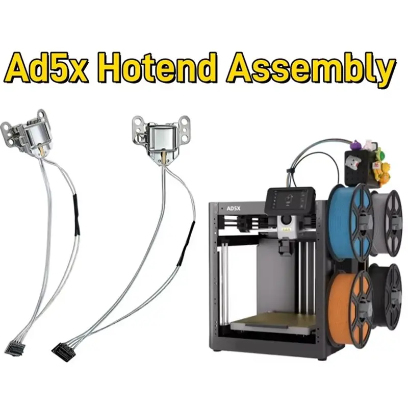 For Flashforge AD5X 3D Printer Compatible 2PCS AD5X Hotend Heating Assembly Unit With Thermistor Heater Replacement Part