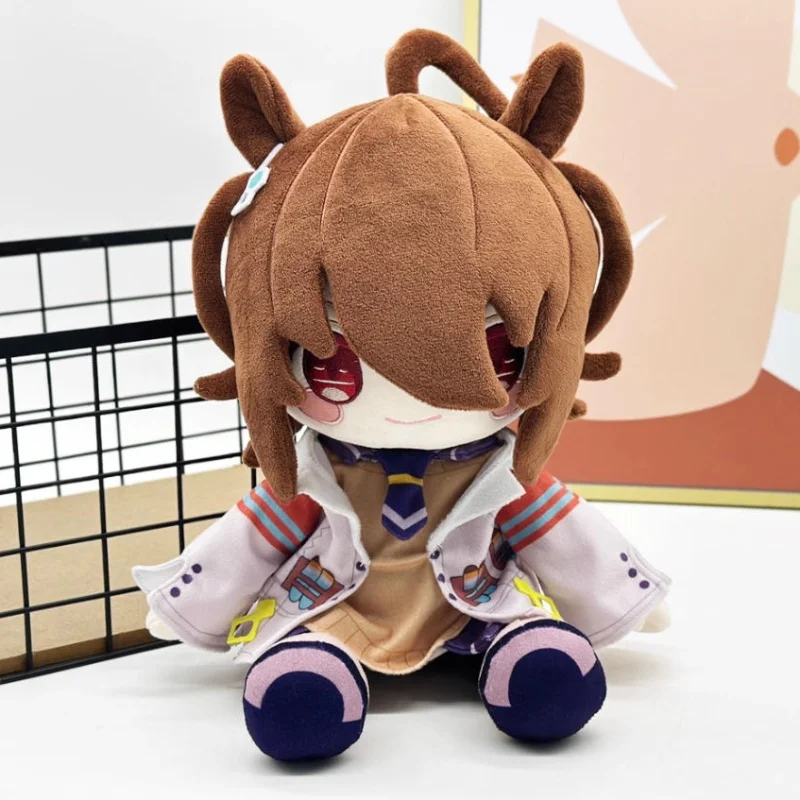 

Uma Musume аниме каштановые волосы Racehorse для девочек плюшевая подушка кукла модная игрушка для девочек праздничный подарок плюшевые животные Коллекционная