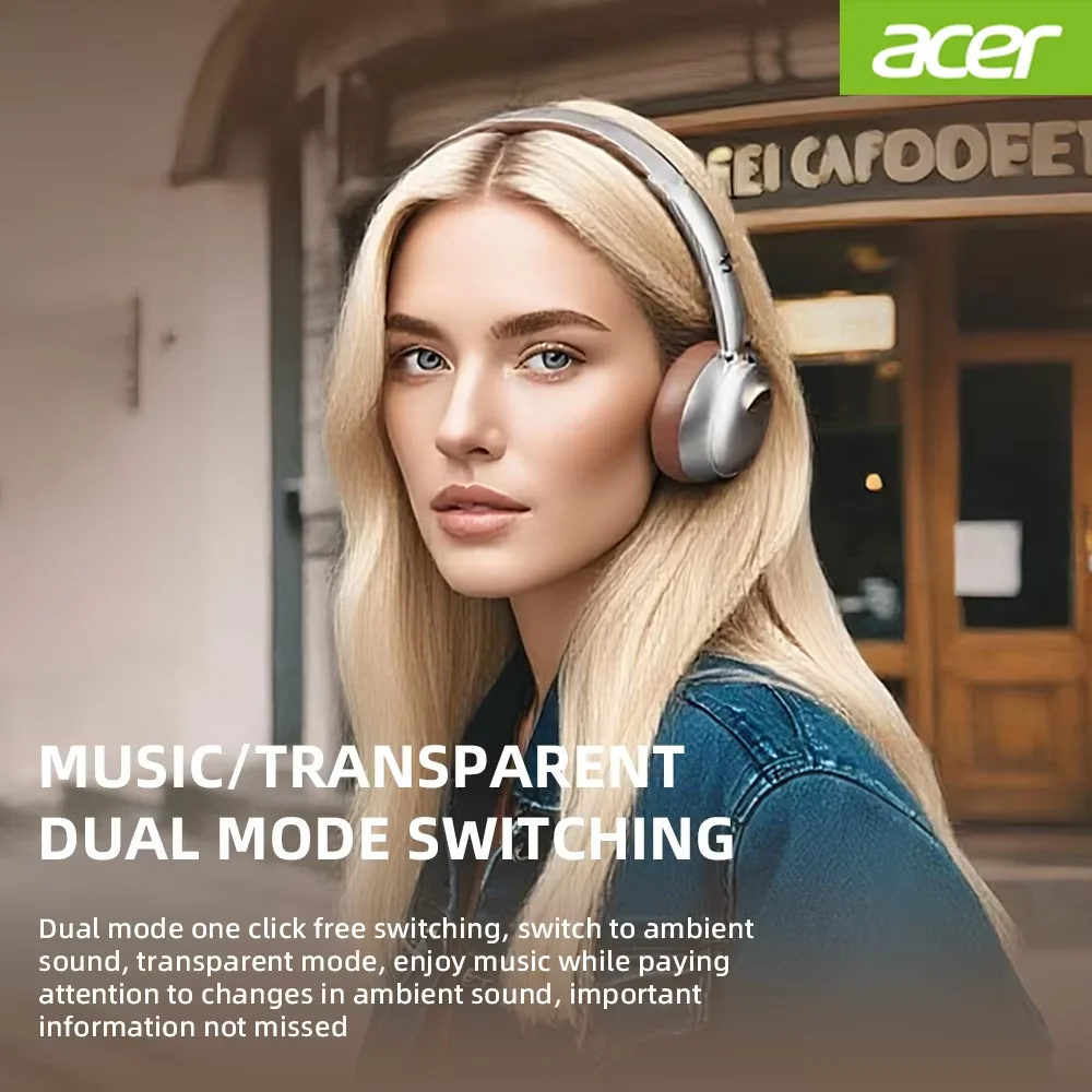 Acer OHW111 Bluetooth Headphon - Esports Gaming Monitor ulasan dan harga