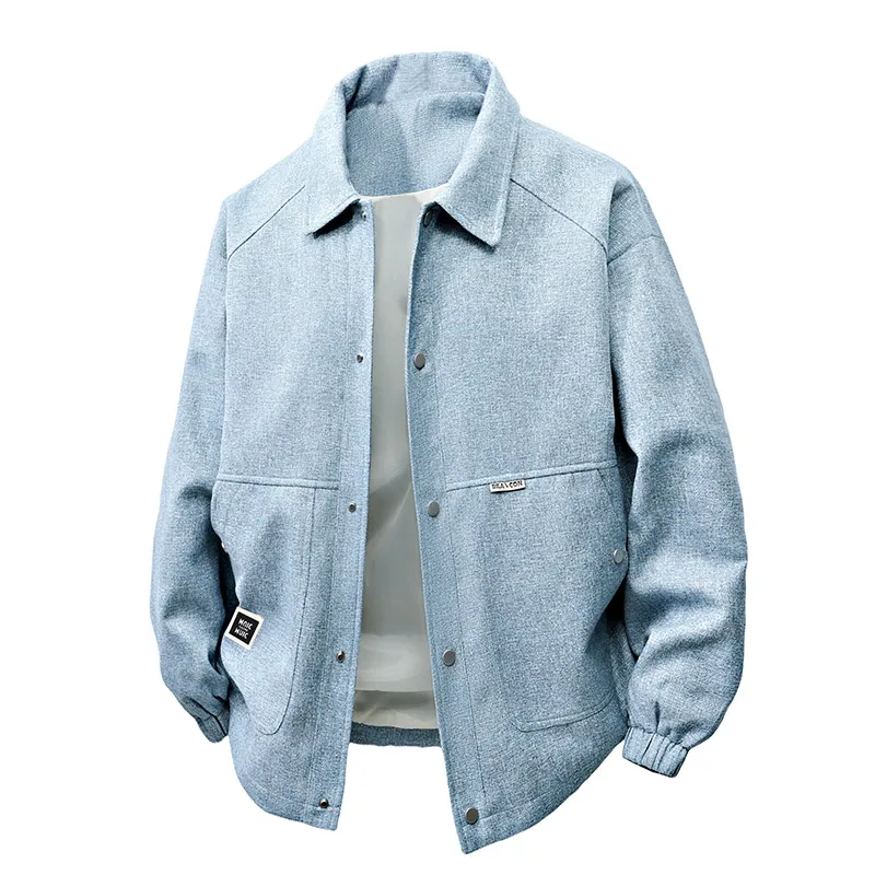 6XL 7XL 8xl Men's Large Size Jacket Spring Autumn New Outdoor Sports Travel Tops Large Size Casual Loose Solid Color Windbreaker