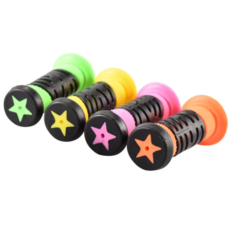 

Kids Bike Handlebar Grips - Rubber Anti-Slip, Durable & Comfortable for Boys & Girls, Universal Fit Bicycle Handlebars