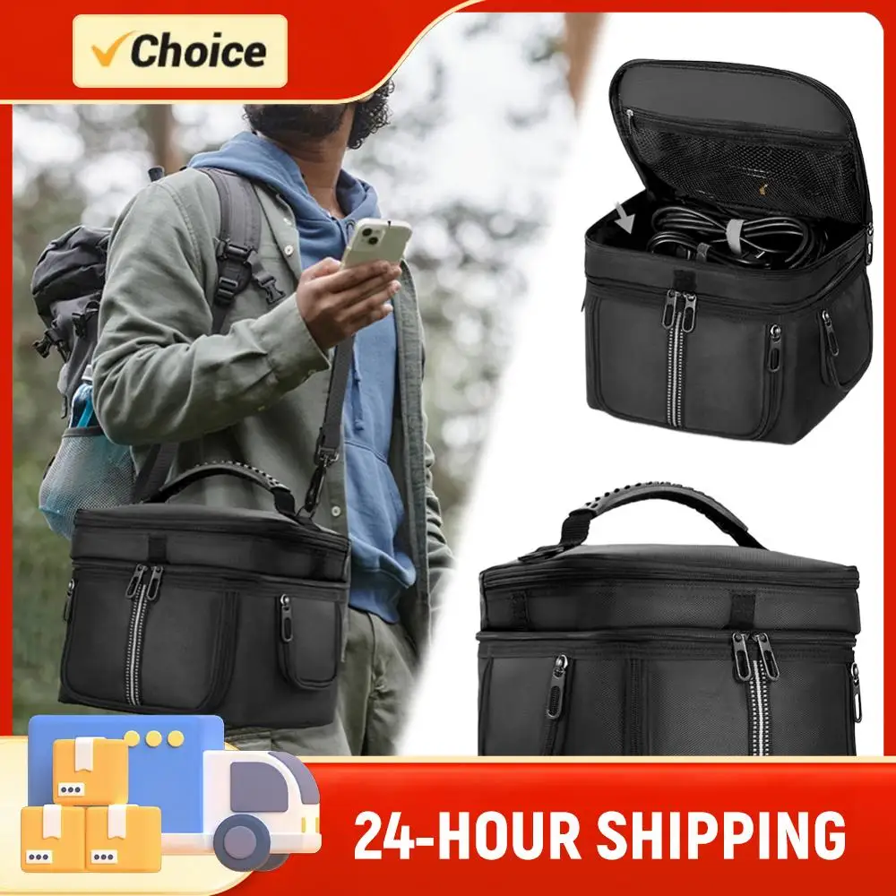 Carrying Case Storage Case Multiple Pockets Travel Carrying Bag Travel Storage Bag for Ef Ecoflow Portable Power Station River 3