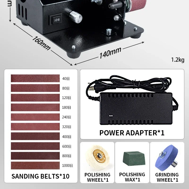 Flow-Through Water-Cooled Knife Sharpener Fully Automatic Compact Electric Water-Cooled Belt Sander Knife Sharpening Wonder - Sc