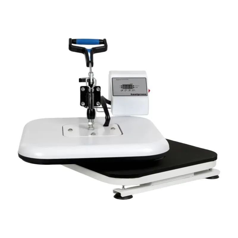 Newest Heat Press Transfer Printing Machine Small Swing Away for Tshirt Production 38*38cm Single Press 40*50cm Manual