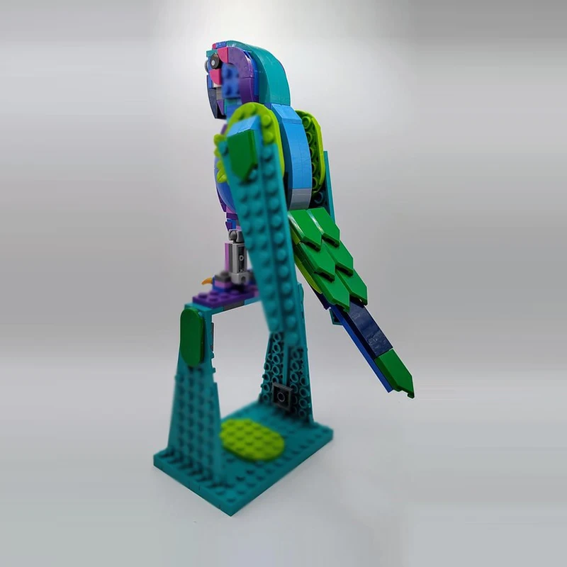 المبدعين الحيوان سلسلة نموذج MOC بنة الغريبة الببغاء وحدات التكنولوجيا الهدايا عطلة تجميع ألعاب أطفال البدلة