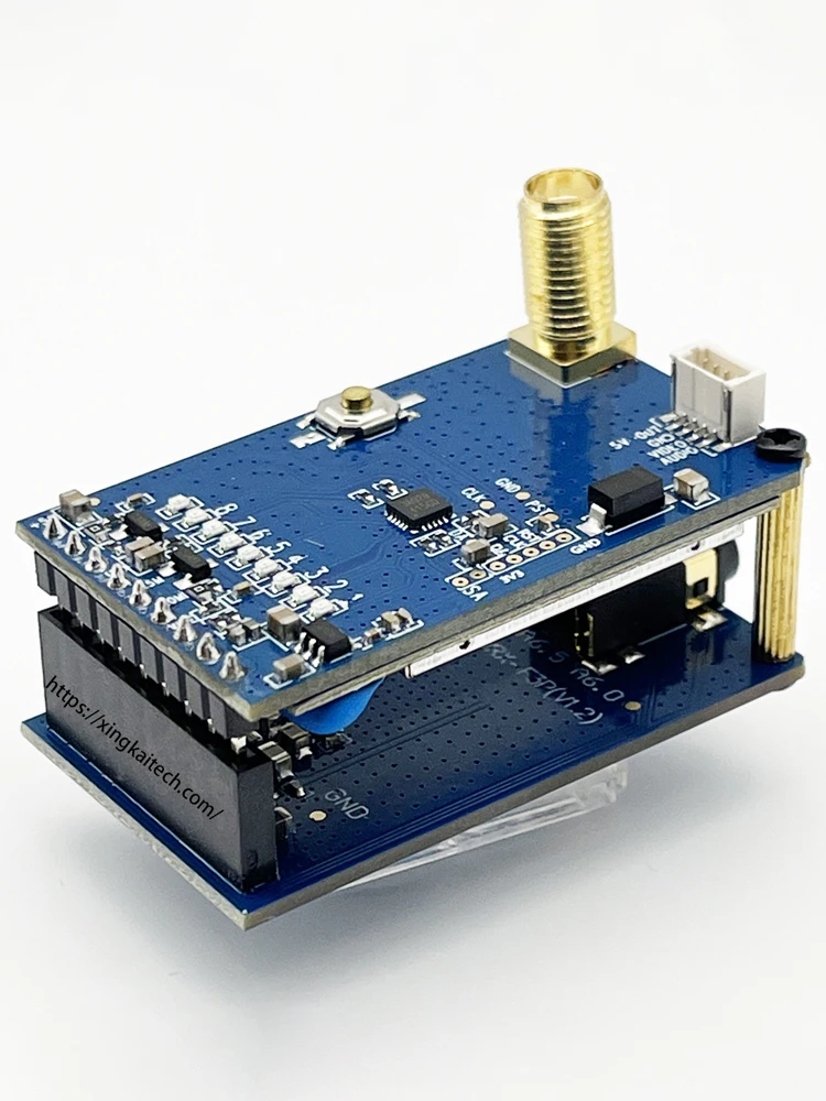 ตัวรับสัญญาณแว่นตา Skyzone 1.2G 1.3GHz VRX 1W 1080-1360MHz โมดูลรับสัญญาณวิดีโอ VTX สำหรับโดรน Fatshark FPV DJI V1 V2