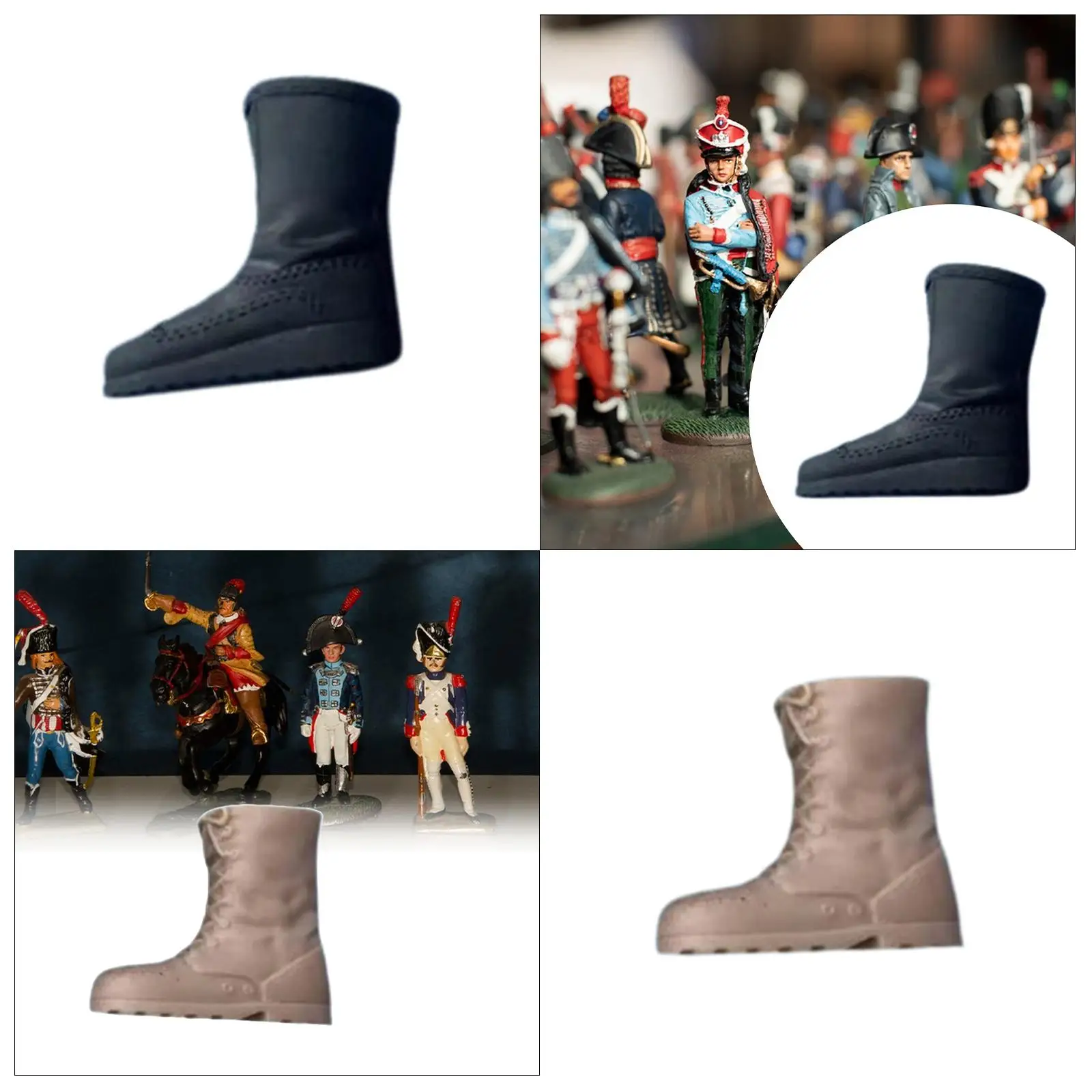 1/6 Scale Figure Shoes Boots Trendy Boots Hobby Toy Shoes Boots Model Dress up Accessory for 12 inch Doll Model Action Figures