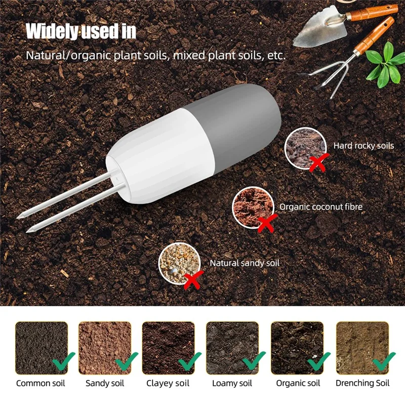 ABMF-Tuya Wi-Fi измеритель почвы, датчик температуры и влажности почвы для теплиц, посадки фруктового сада