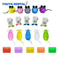 50pcs Mini Mouse Shape Milk Teeth Case Tooth Fairy Box Storage Box Souvenir Save Container For Children Baby Dental Clinic Gifts