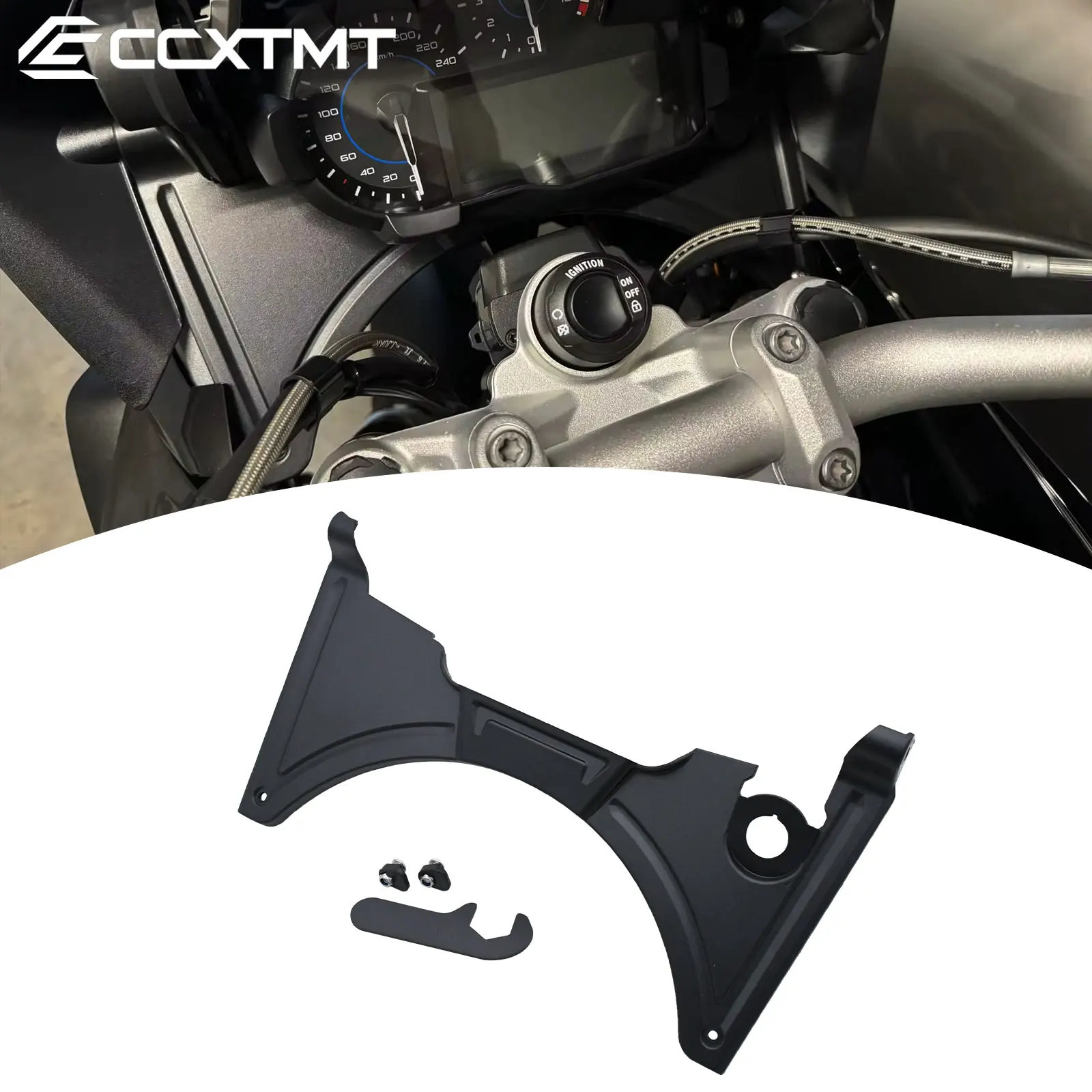 Image of Motorrad Cockpit Verkleidung Für BMW R1200GS LC Abenteuer 2013-2019 Forkshield Aufwind Deflektor Für R1200GS LC 2017-2019 R1250GS