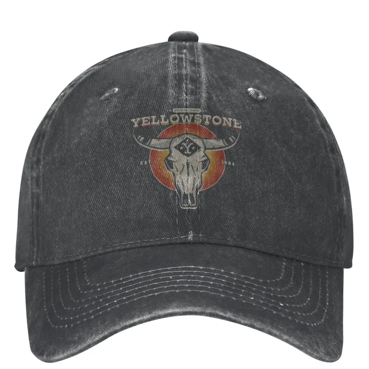 Yellowstoned Dutton Ranch Baseball Cap Cattle Skull Outdoor Gym Hot Sale Hip Hop Dad Hats Men Adult Sun Visors Baseball Caps