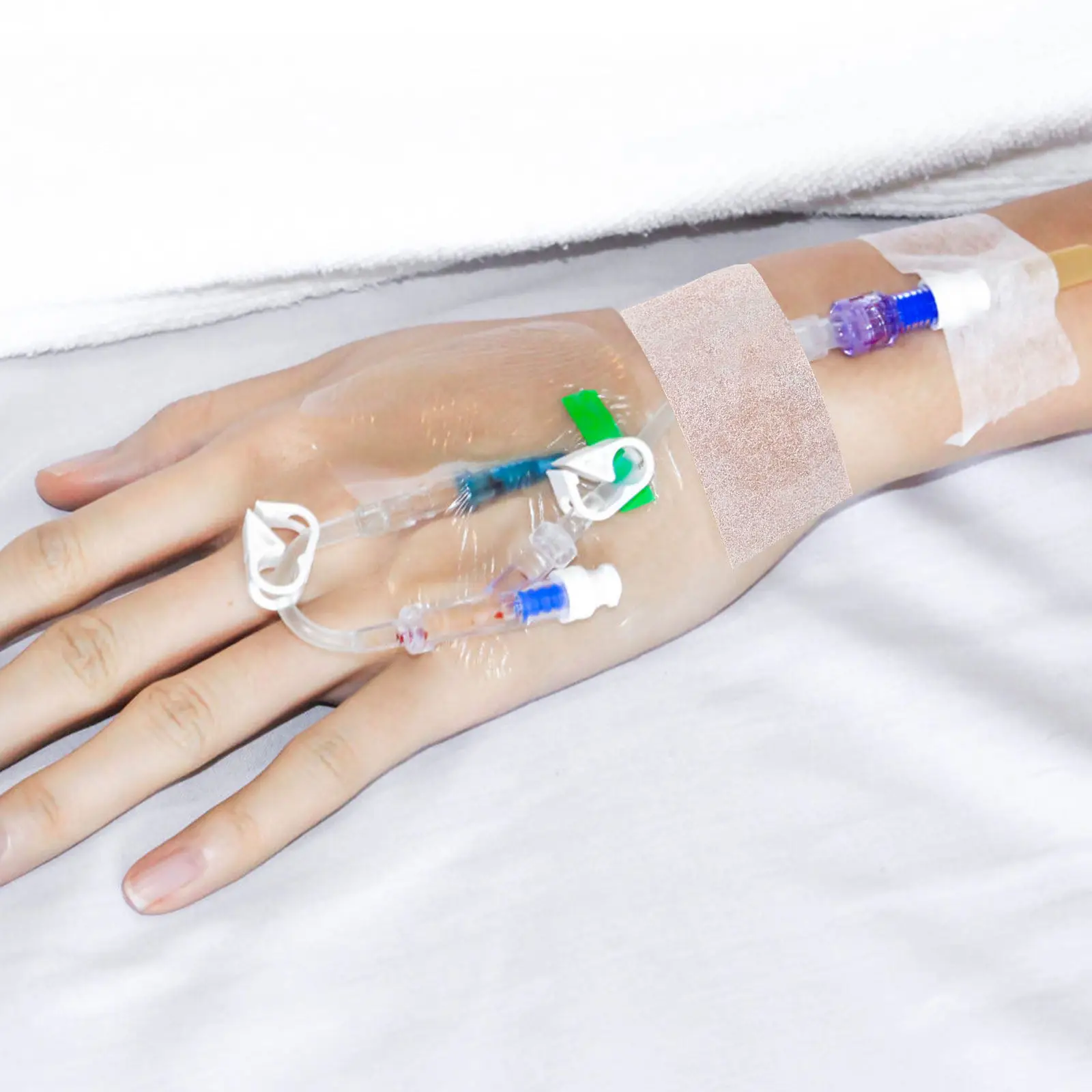 

12 Rolls Breathable Medical Tape Skin-Friendly Non-Woven Adhesive Bandage for Wound Dressing Fixation Waterproof Comfortable