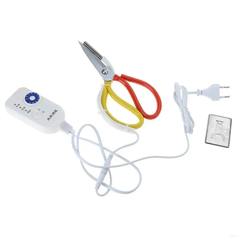 أداة قطع نسيج التدفئة الكهربائية القابلة للتعديل J6PE للخياطة مع التحكم في درجة الحرارة والمقبض المريح