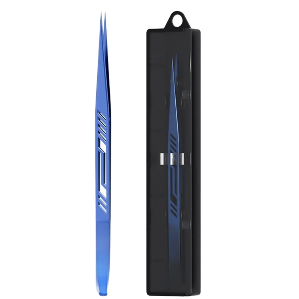 Extension Tweezers Utrata Capsulorhexis Forceps Titanium Long Handle Precision Pointed Tips For Static Safe High Temperature