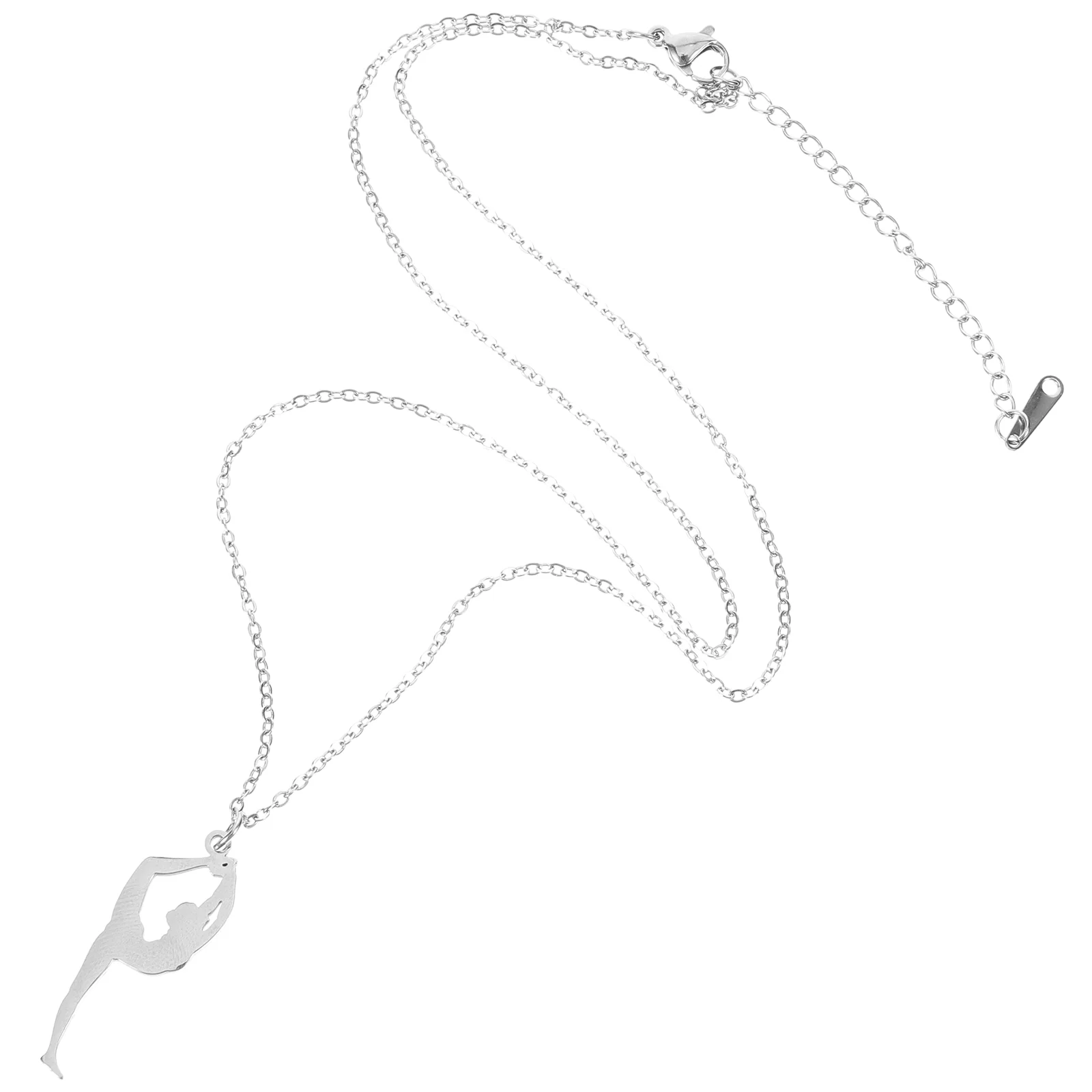 

Gymnastics Necklace Chain Keepsake Sports Necklaces for Men Creative Pendant Men's