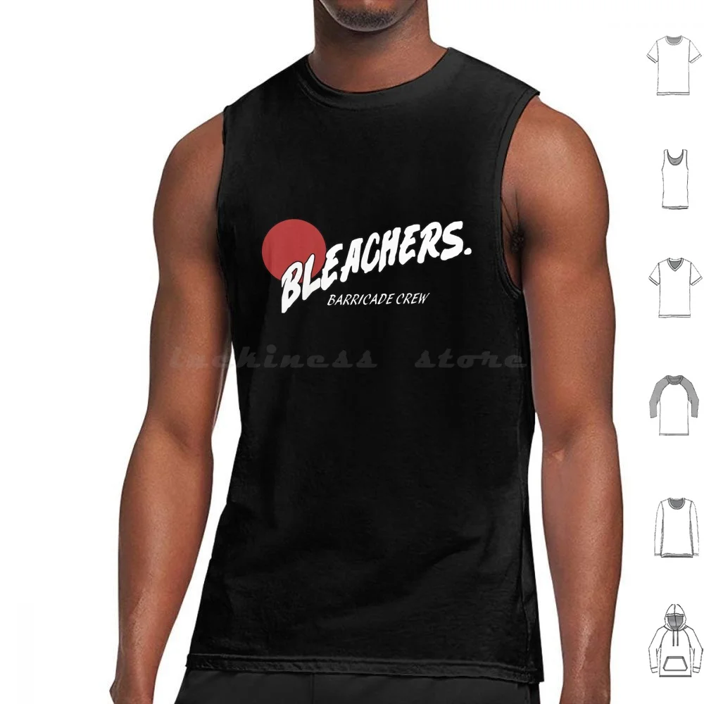 Bleachers Barricade Crew Tank Tops Print Cotton Bleachers Jack Antonoff Gone Now