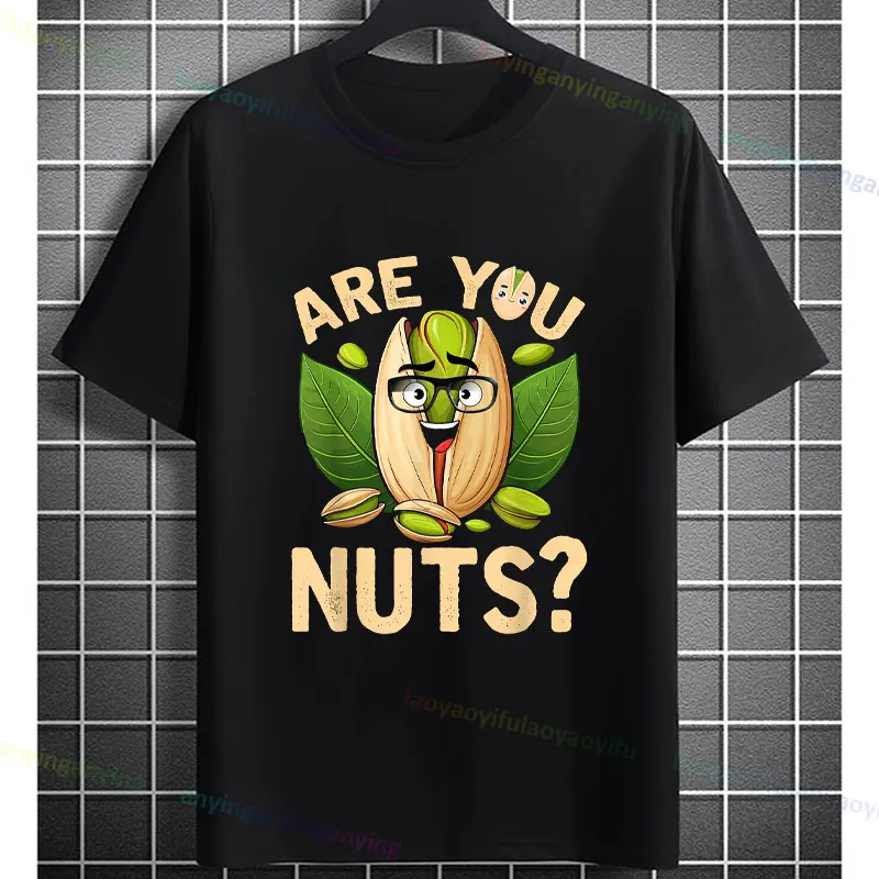 Funny Proud Member of The Pistachio Fan Club Fashion Graphic T-shirt for Man &women 100% Cotton Short-sleeve Casual Tshirt