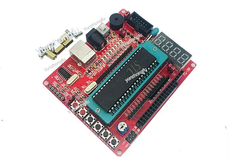 51 MCU Development Board Stc89c52 Minimum System C51 Learning Experiment Programming Intelligent Vehicle Control Panel