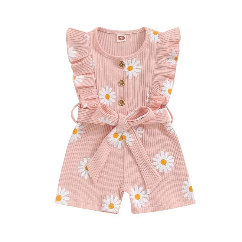 

Toddler Kids Girl Summer Clothes Ruffle Sleeveless Romper Shortalls Backless Strap Jumpsuit Suspender Overall Outfit