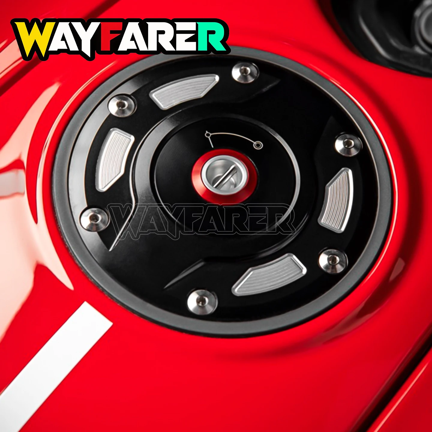 Racing Parts For DUCATI Diavel 1260 1260S HYPERMOTARD 950 SP RVE Billet Tank GAS Cap Motorcycle CNC Fuel Tank Cap With Key
