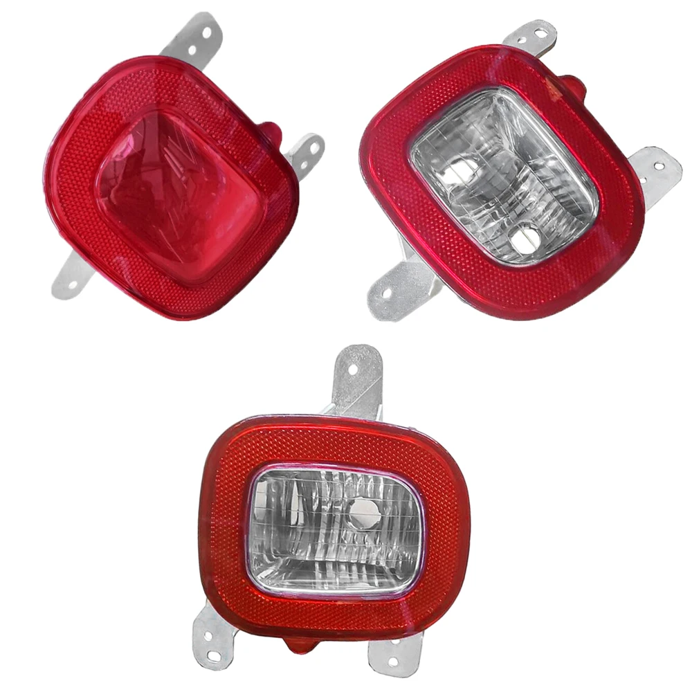 

Rear Fog Lamp Cover Rear Bumper Light Cover Tail Brake Reflector Lamp Cover 68255514AA Suitable for Jeep Renegade 2015-2018